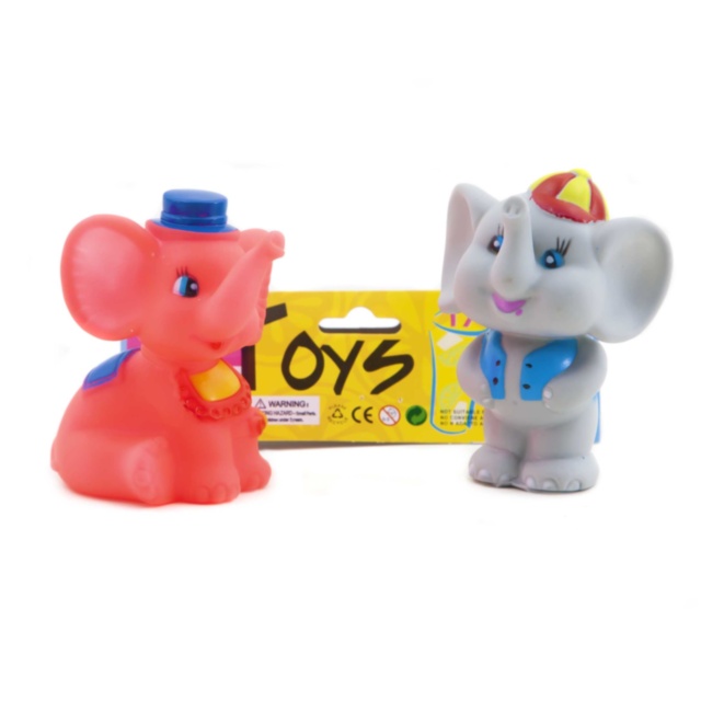 Set 2 Elefanți de Baie cu Piuitoare