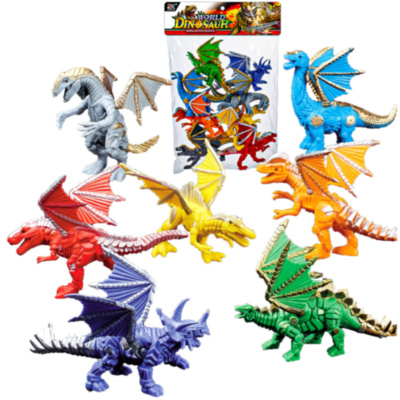 Set 8 Dinozauri Robotizați Colorați | image