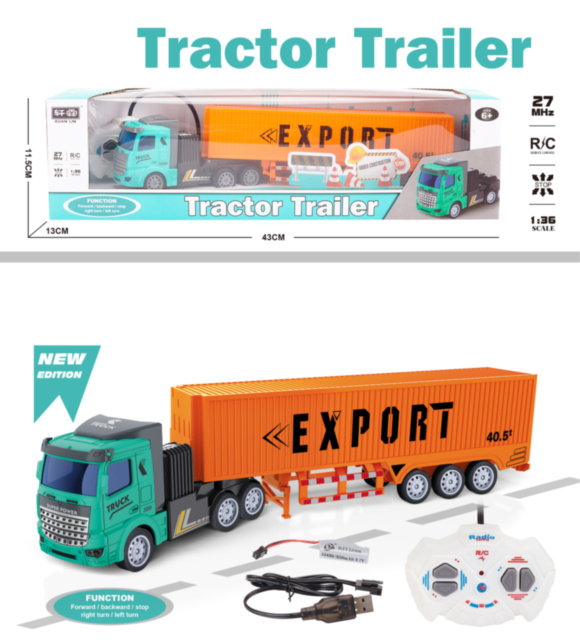 Camion Teleghidat cu Baterii Reîncărcabile