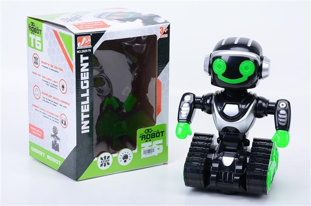 Робот Гусеничный Движущийся с Звуковыми и Световыми Эффектами