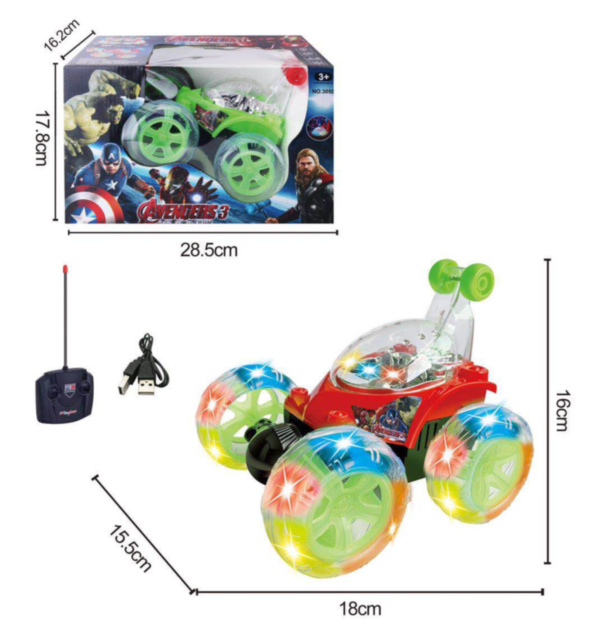 Mașina Nebună Teleghidată cu Baterii Reîncărcabile