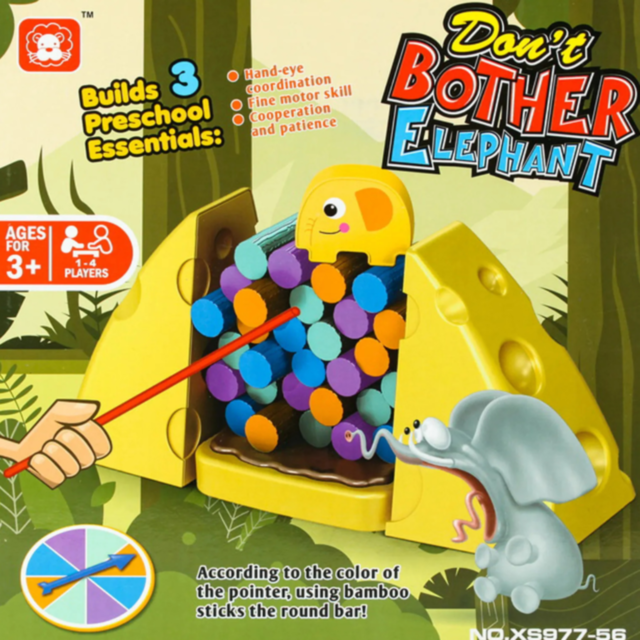 Joc de Îndemânare – Nu Deranja Elefantul! Distracție și Concentrare