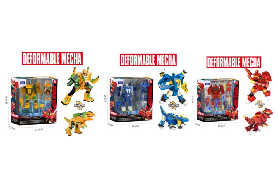 Robot Transformabil în Dinozaur cu Super-Erou