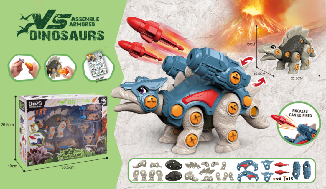 Asamblează Dinozaurul set de construcție