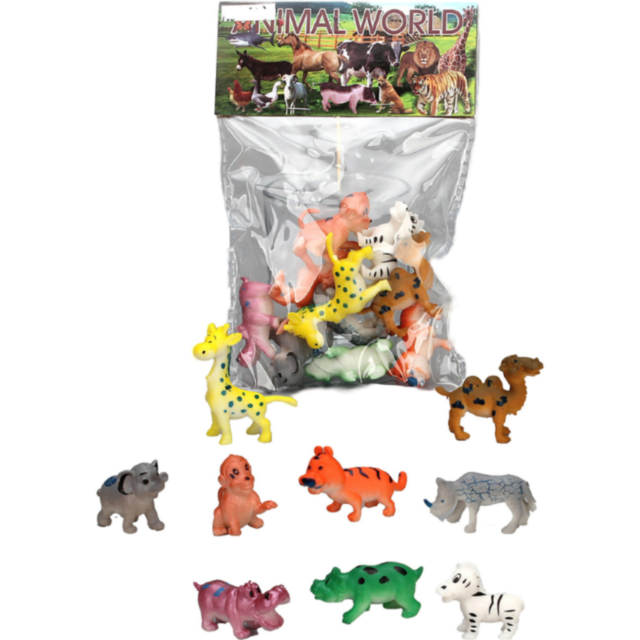 Set Figurine Animale - „Animal World” (10 Bucăți)