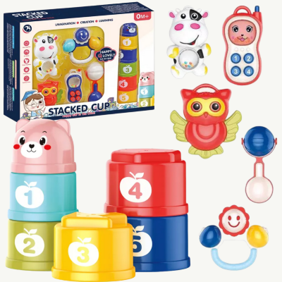 Set Interactiv pentru Bebeluși „Stacked Cup” | image