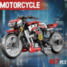 Set de construcție Motocicletă Racing cu 467 piese 