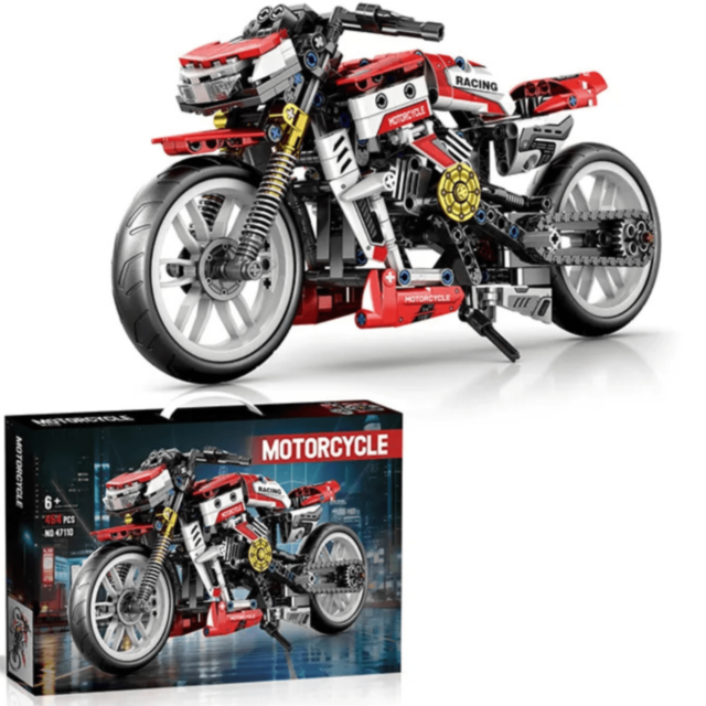 Set de construcție Motocicletă Racing cu 467 piese 