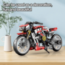 Set de construcție Motocicletă Racing cu 467 piese 