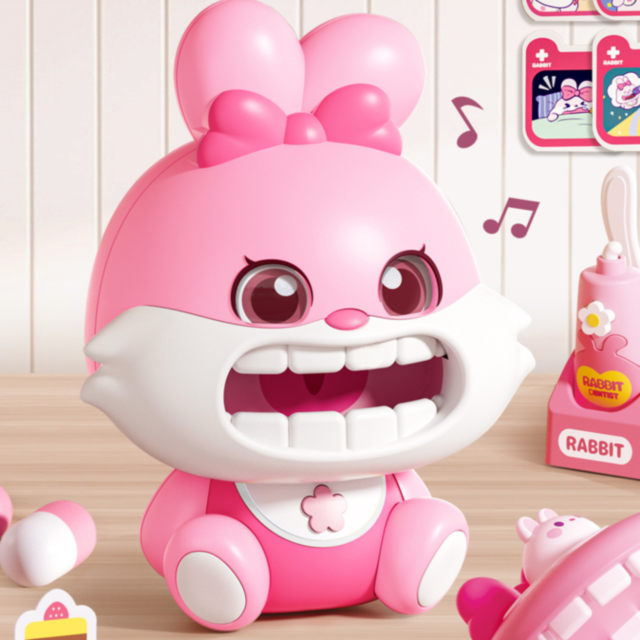 Set Clinică Dentară cu Iepuraș – Joc Educativ cu Sunete și Lumină 