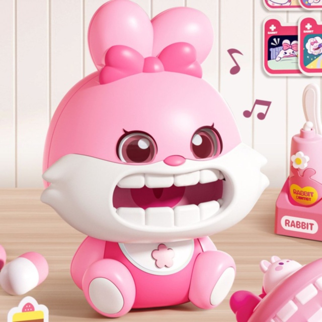 Set Clinică Dentară cu Iepuraș – Joc Educativ cu Sunete și Lumină 