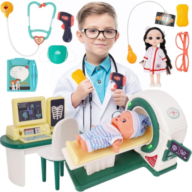 Set Doctor pentru Copii cu Scanner și Accesorii