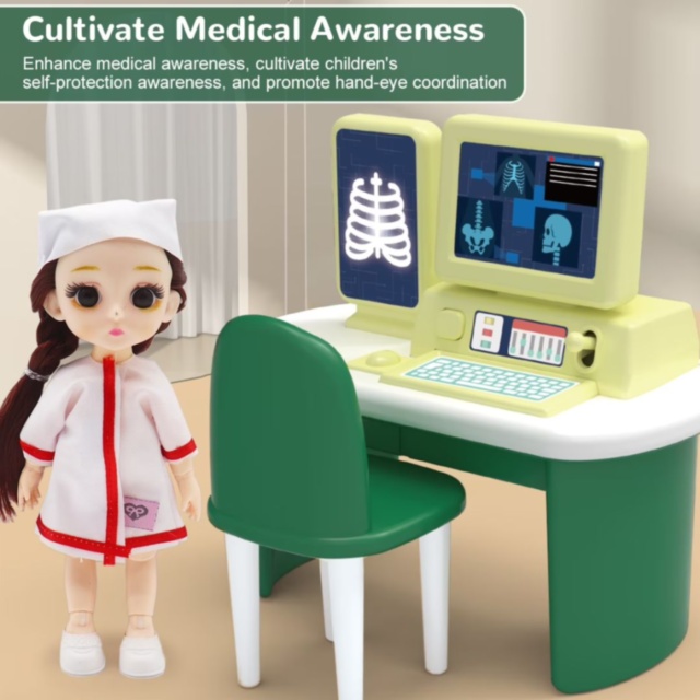 Set Doctor pentru Copii cu Scanner și Accesorii