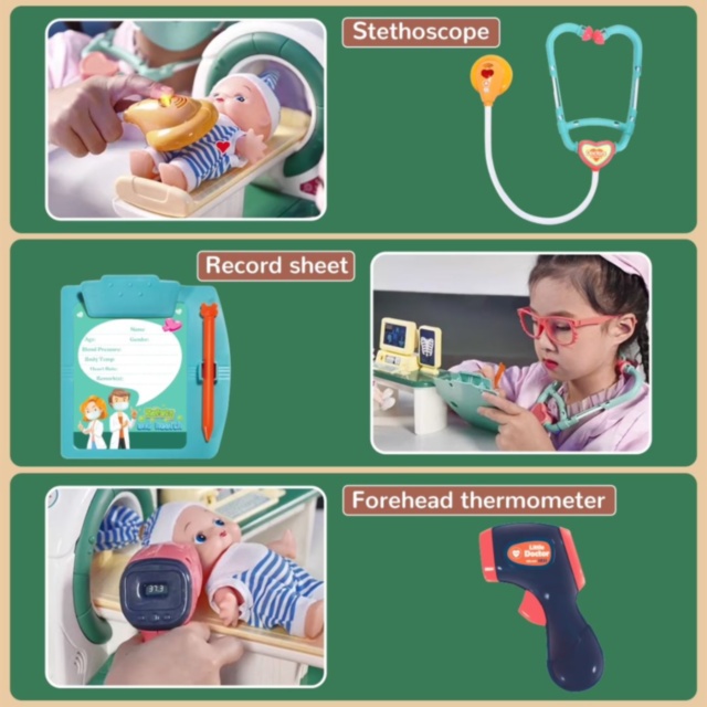 Set Doctor pentru Copii cu Scanner și Accesorii