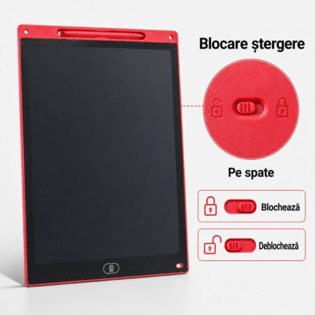 Tabletă LCD mare pentru desen și scris copii