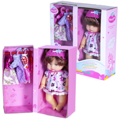 Păpușa  la Oliță  Interactivă, cu 4 Sunete Realiste și 3 Rochițe | image