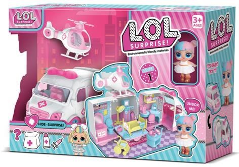 Mega Set SMURD cu Ambulanță și Elicopter LOL