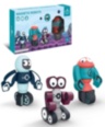 Set 3 Roboți Magnetici, Joc de Asociere și Imaginație din 15 Piese