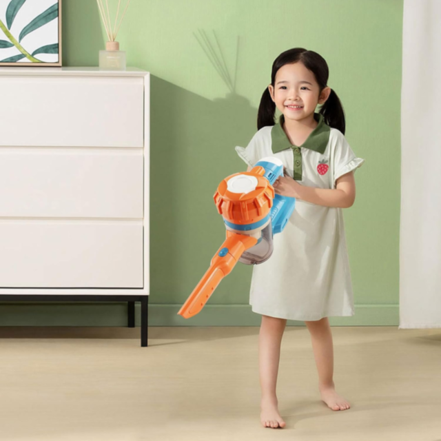 Aspirator de Jucărie Interactiv cu Lumină și Sunete