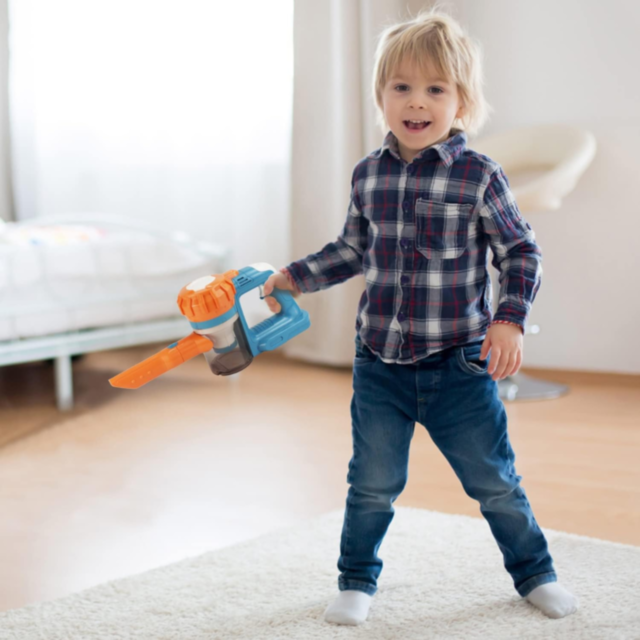 Aspirator de Jucărie Interactiv cu Lumină și Sunete