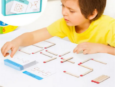 Puzzle Educațional Matchstick - Joc de Construcție și Logică | image