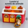 Fermă interactivă Pop Up cu animale, lumini și pian