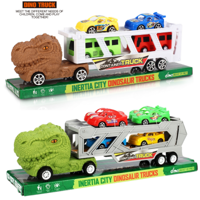 Transportor Dinozaur cu Mașinuțe – Aventură și Distracție pentru Micii Exploratori | image