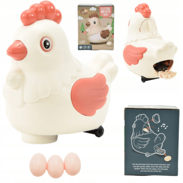 Găină Electrică Interactivă cu Ouă și Muzică