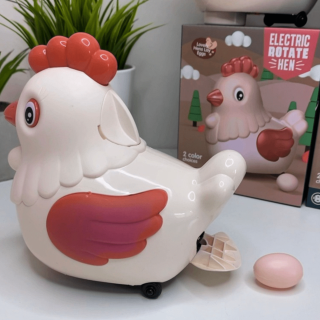 Găină Electrică Interactivă cu Ouă și Muzică