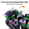 Set de construcție Motocicletă Racing Verde Violet cu 458 Piese