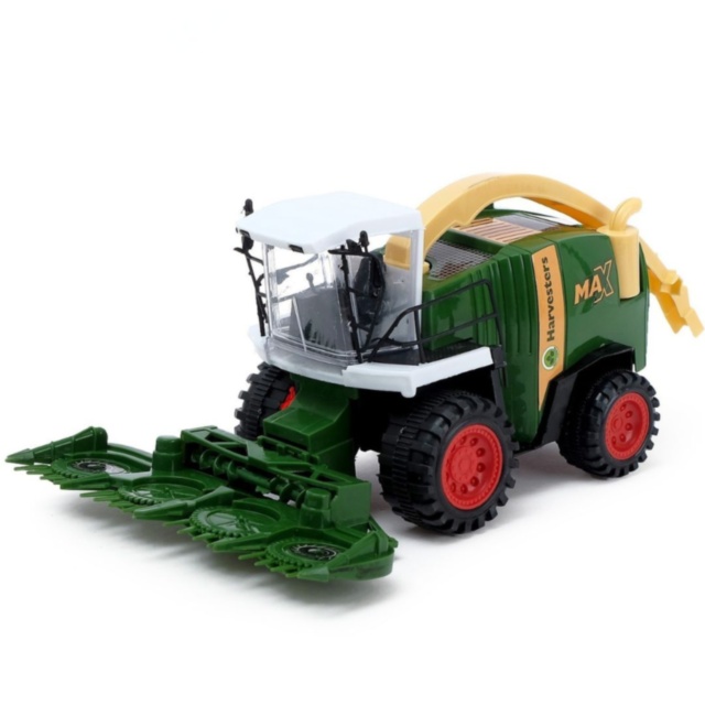 Combină agricolă jucărie pentru copii cu cap de tăiere (culoare aleatorie)