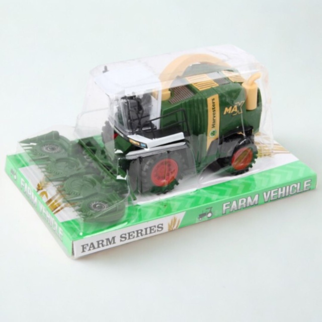 Combină agricolă jucărie pentru copii cu cap de tăiere (culoare aleatorie)