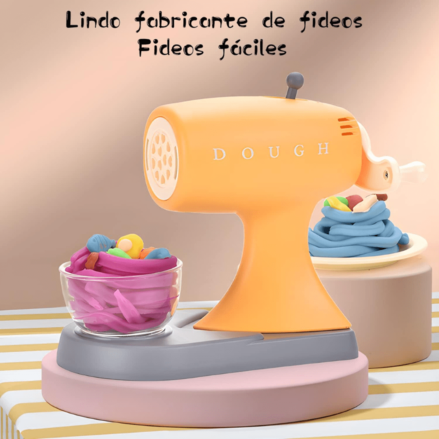 Mașină Jucărie Noodle Maker cu Pastă Colorată 