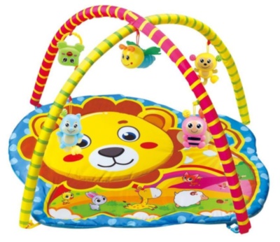 Covoraș de Joacă 0-5luni, cu 2 Arcade cu Zornăitoare | image