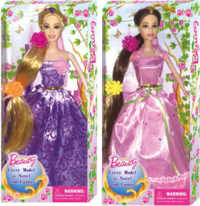 Barbie în Rochie Lungă Elegantă, 32cm  | image