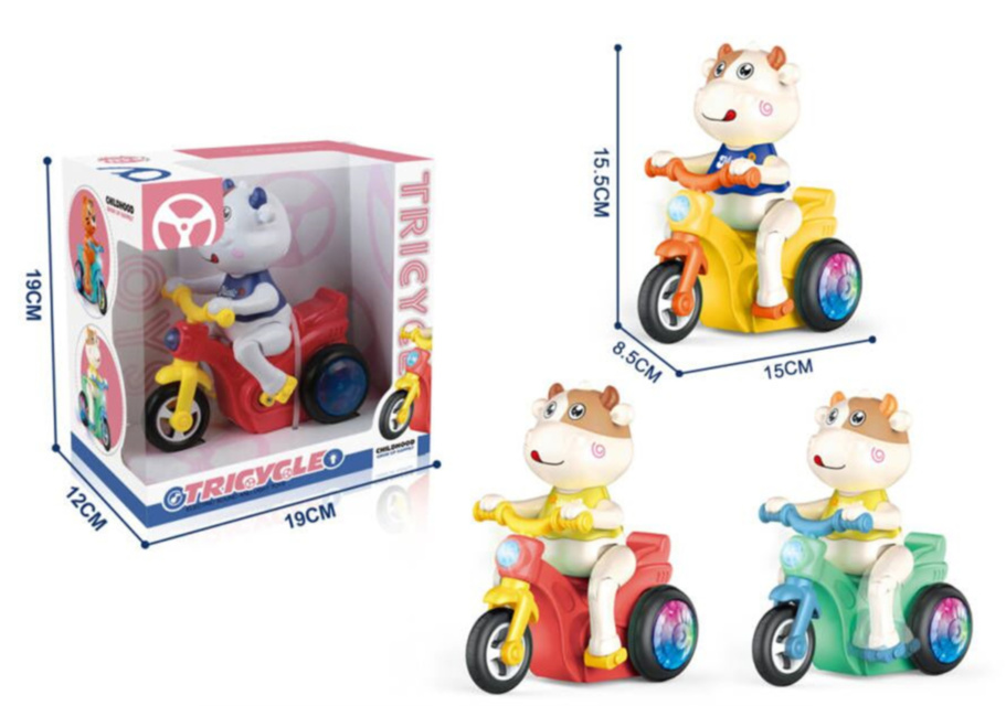 Văcuță cu Tricicleta Electrică, Sunete și Lumini