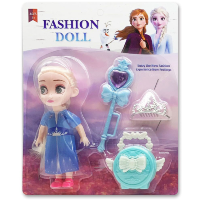 1buc. Păpușă Fashion inspirată din Frozen (model aleatoriu)