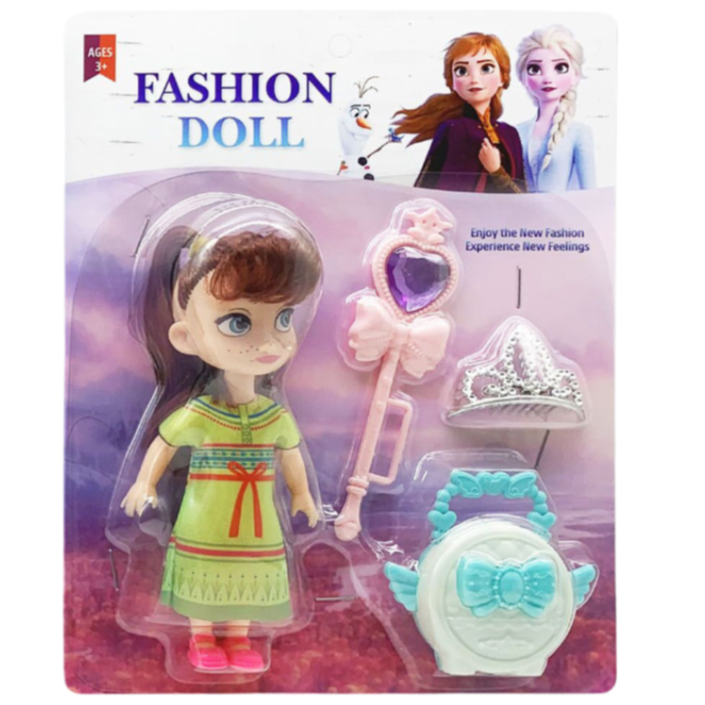 1buc. Păpușă Fashion inspirată din Frozen (model aleatoriu)