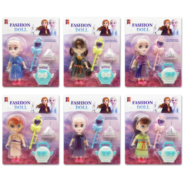 1buc. Păpușă Fashion inspirată din Frozen (model aleatoriu)