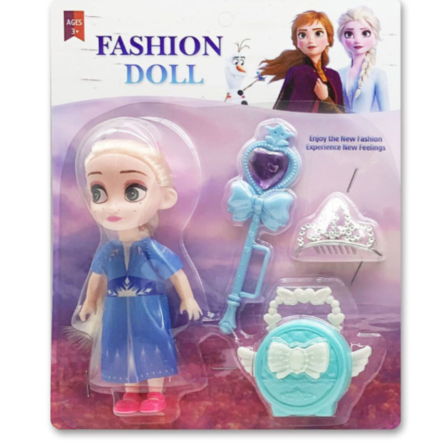 1buc. Păpușă Fashion inspirată din Frozen (model aleatoriu)