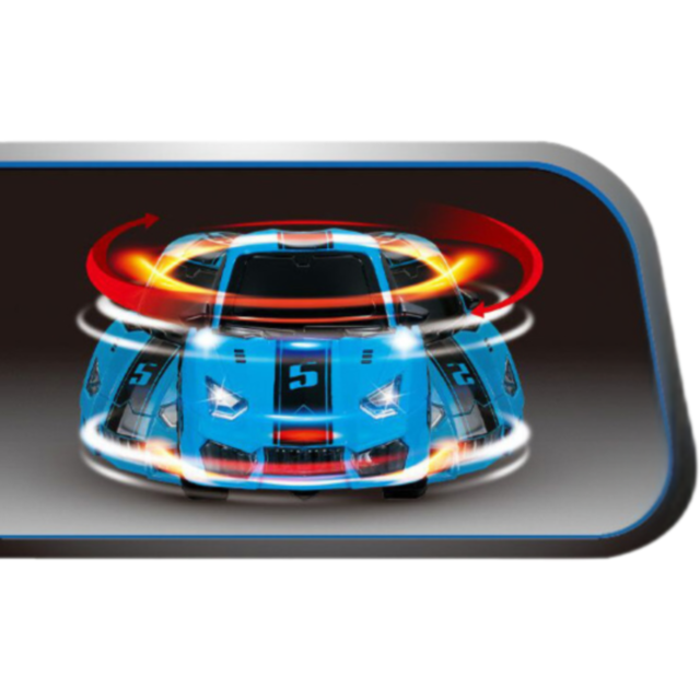 Mașinuță de Cascadorii cu Telecomandă, 360° Rotire, Lumini și Sunete – Distracție și Acțiune pentru Copii