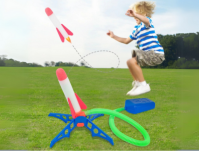 Lansator de Rachete din Spumă cu Pedală – Distracție în Aer Liber pentru Copii | image