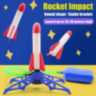 Lansator de Rachete din Spumă cu Pedală – Distracție în Aer Liber pentru Copii