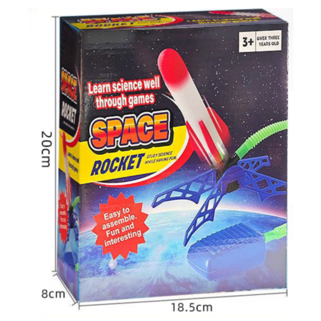 Lansator de Rachete din Spumă cu Pedală – Distracție în Aer Liber pentru Copii