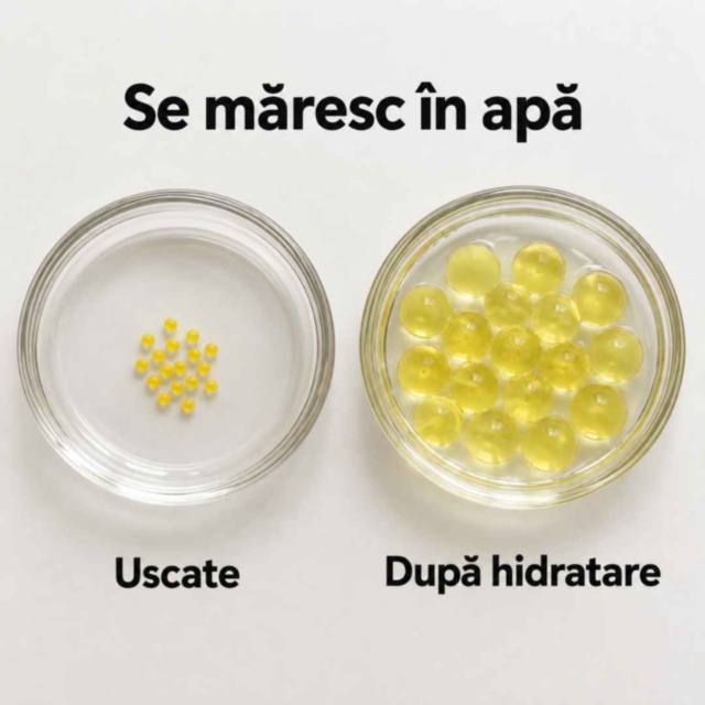 Bile hidrogel colorate care se măresc în apă Orbeez