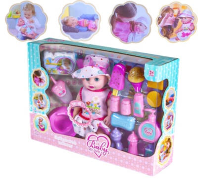 Bebelușul  la Oliță  Interactiv, cu 12 Sunete Realiste, Pampers, Oliță, Biberon și Set de Ingrijire | image