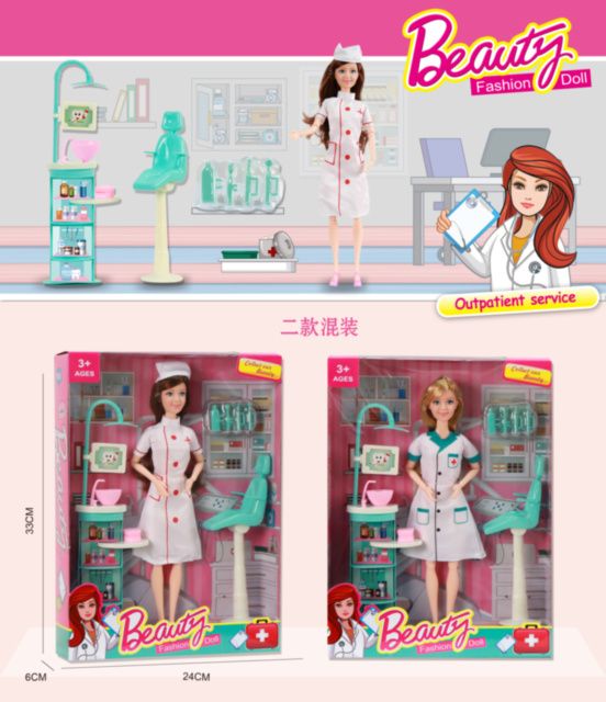 Barbie cu Cabinet Dentist
