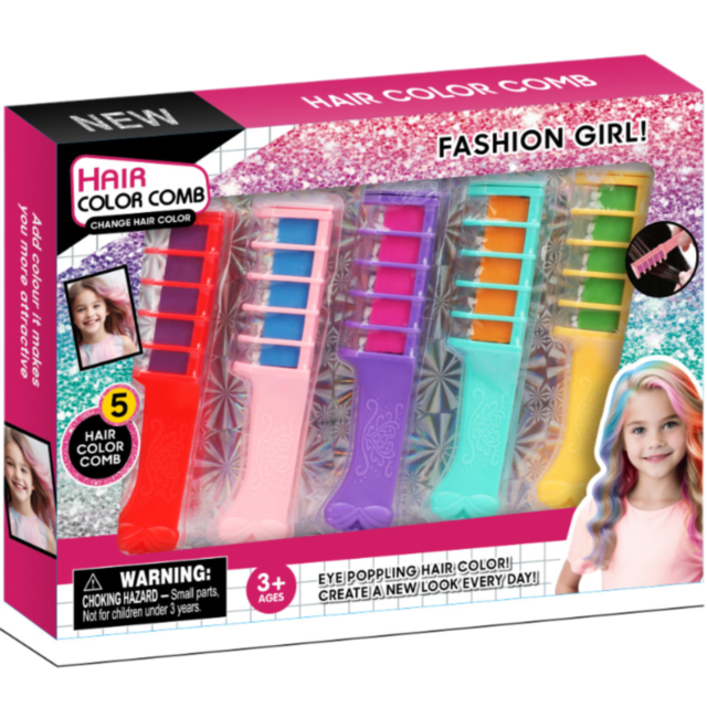 Crete pentru Vopsit Șuvițe - Set de 5 Culori Fashion Girl
