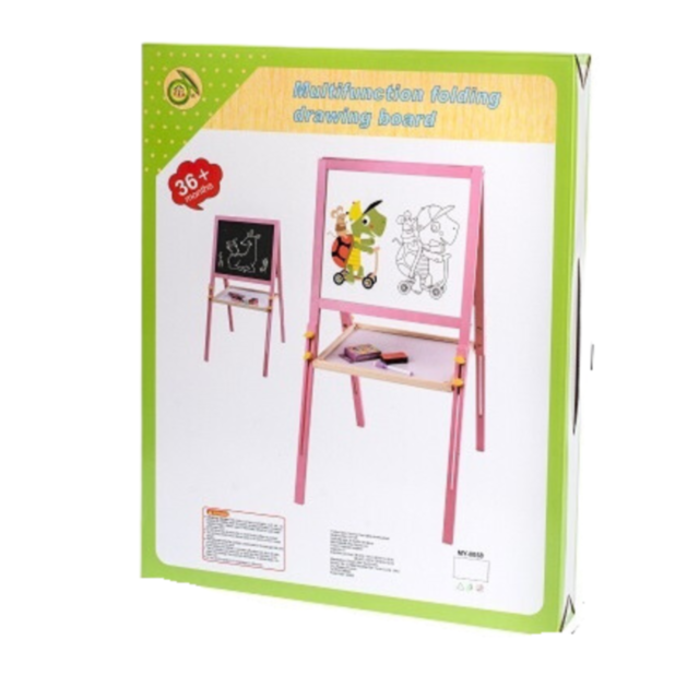 Tablă Multifuncțională Dublă | Suprafață Albă Magnetică și Neagră pentru Creta