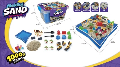 Set de Nisip Modelabil cu Accesorii – Distracție Creativă și Construcții Ingenioase | image
